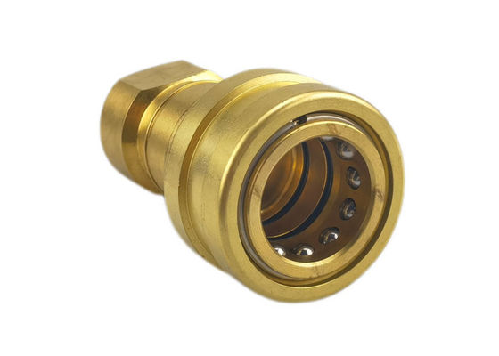 ISO7241B 0.75 اینچ هیدرولیک برنج Quick Coupler