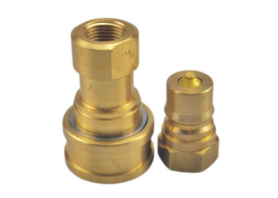 ISO7241B 0.75 اینچ هیدرولیک برنج Quick Coupler