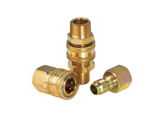 1/4 CNC ماشینکاری برنج Quick Coupler سازگار با Parkera Hansen St