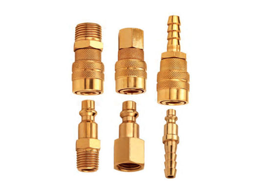LAM Pneumatic Brass Quick Coupling High Flow Single Shut Off (LAM لامپ پنوماتیک برنج با اتصال سریع با جریان بالا)