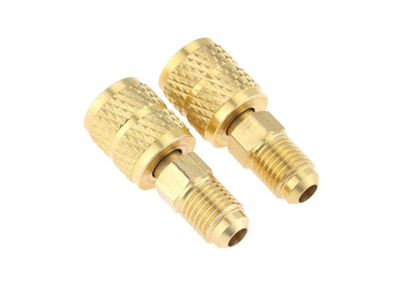 یخچال بازنشستگی برنج آداپتور اتصال سریع 1/4 " مرد شعله 5/16 " زنانه