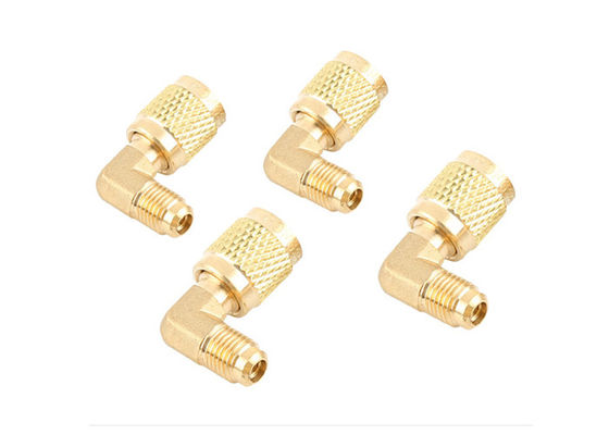 یخچال بازنشستگی برنج آداپتور اتصال سریع 1/4 " مرد شعله 5/16 " زنانه