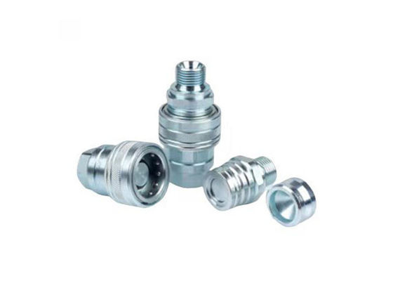 ISO 5676 نوع نزدیک هیدرولیک اتصال سریع مواد فولاد کربن 3000PSI