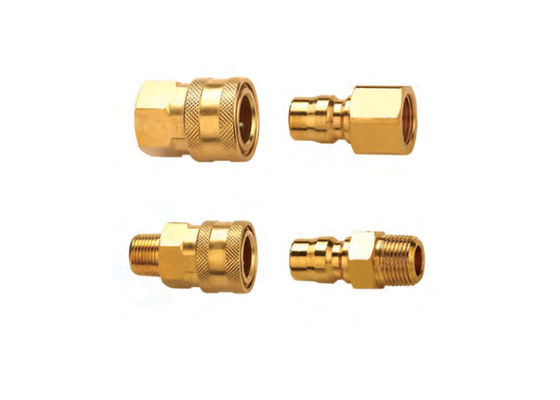 کارتربرگ BSP Thread Brass Quick Adapter 1/4" 5/16" 3/8" 1/2"