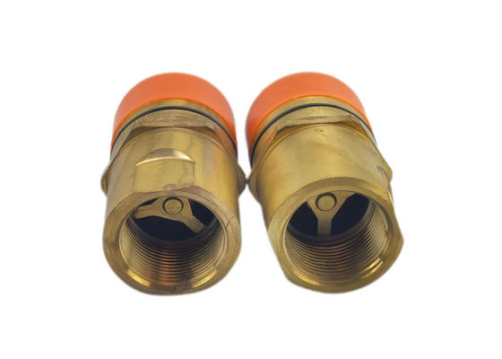 1-1/4" رشته قفل شده برنج هیدرولیک اتصال سریع