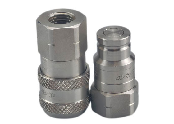 0.5'' ISO16028 NPT هيدرولیک فلات صورت سریع