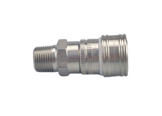 1500psi 0.25'' نامی فولاد ضد زنگ اتصال سریع