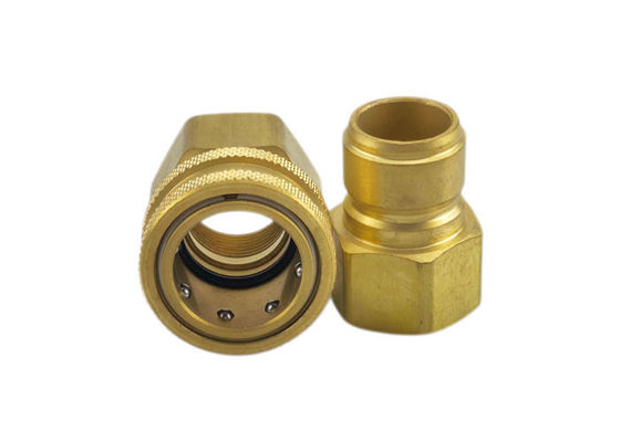 1700psi بدون شیر سری برنج سریع آزاد کردن اتصال