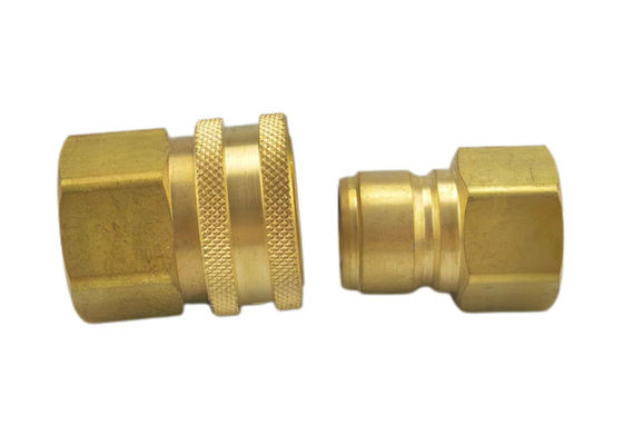 1700psi بدون شیر سری برنج سریع آزاد کردن اتصال