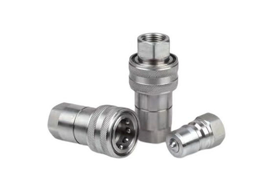 ISO7241B هیدرولیک فولاد ضد زنگ اتصال سریع CNC ماشین آلات روغن