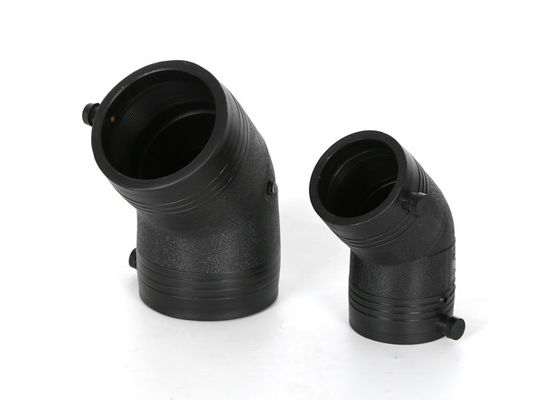 PE HDPE الکتروفیوژن 45 درجه آداپتور آرنج برای خط لوله