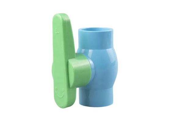 دریچه گلوله ای پلاستیکی PVC ABS سوکت دستی برای کنترل آب