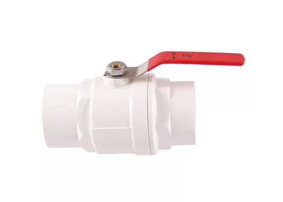 1/2 "-4" ABS کروم ورودی PVC دو قطعه شیر توپ فولاد ضد زنگ دستگیره
