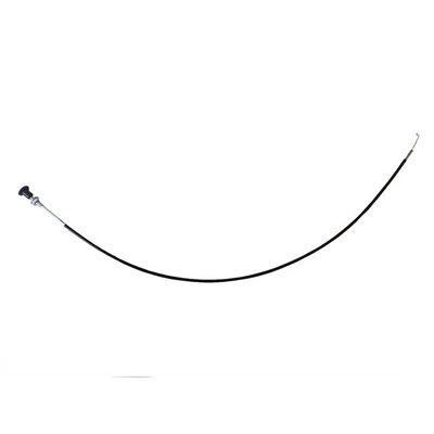 مونتاژ کابل با دسته گرد سیاه 940MM طول 76MM سفر SS316 سیم طناب سیاه