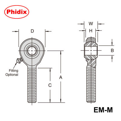 87084050 / 87084020 پایان میله های فلزی