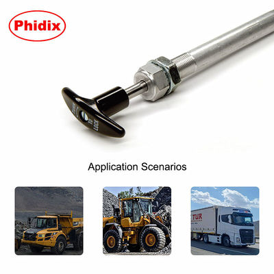 دستگیره کنترل قفل چرخشی فشاری-کششی با مکانیزم قفل ایمن