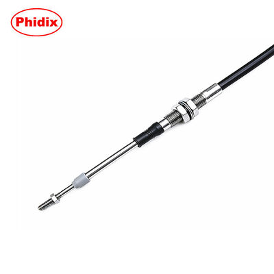 Push-Pull Control Cable Assembly With Threaded End Fittings
