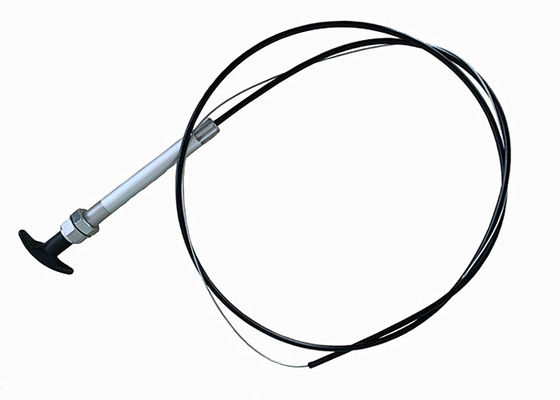 IATF16949 1500MM کابل کنترل مکانیکی با دسته T قفل پیچ سیاه